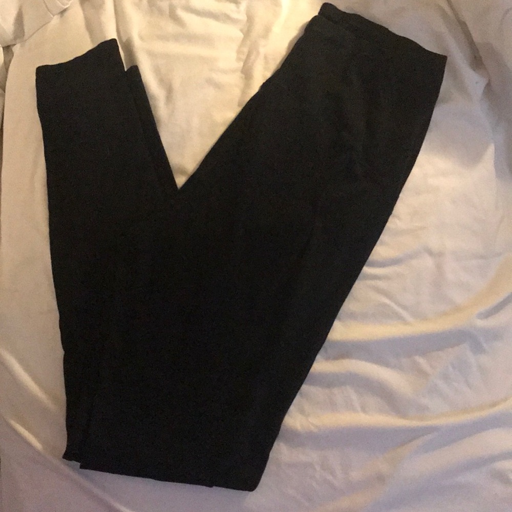 Black maternity leggings